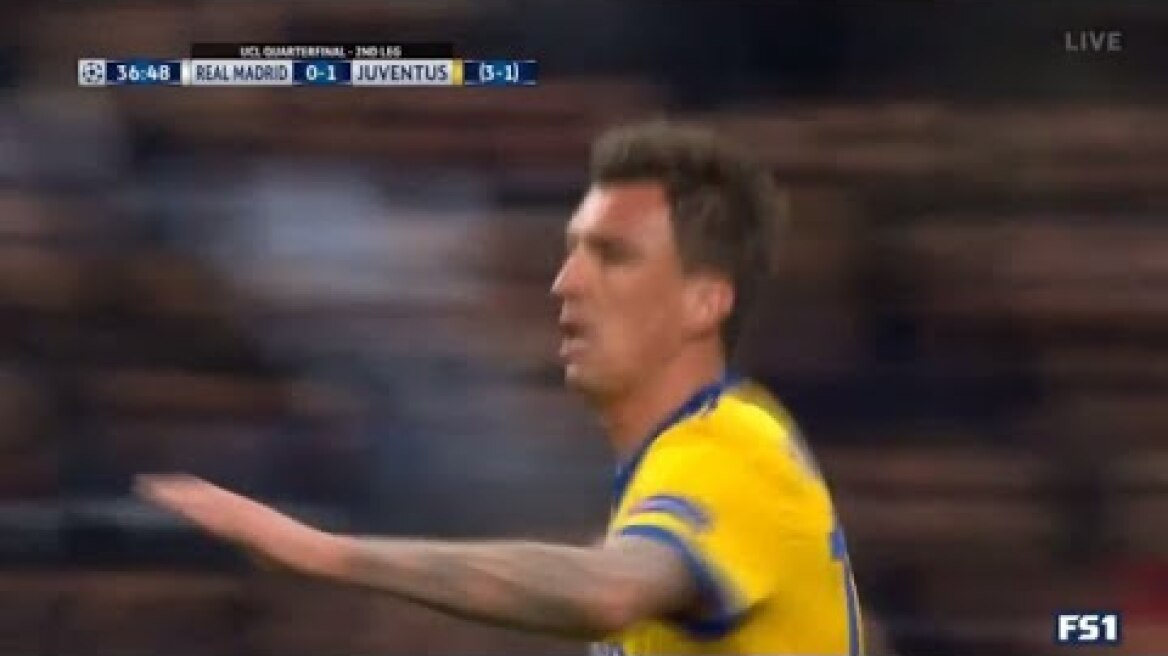 Mario Mandzukic 2nd Goal - Real Madrid vs Juventus 0-2 - UCL / 11 April 2018
