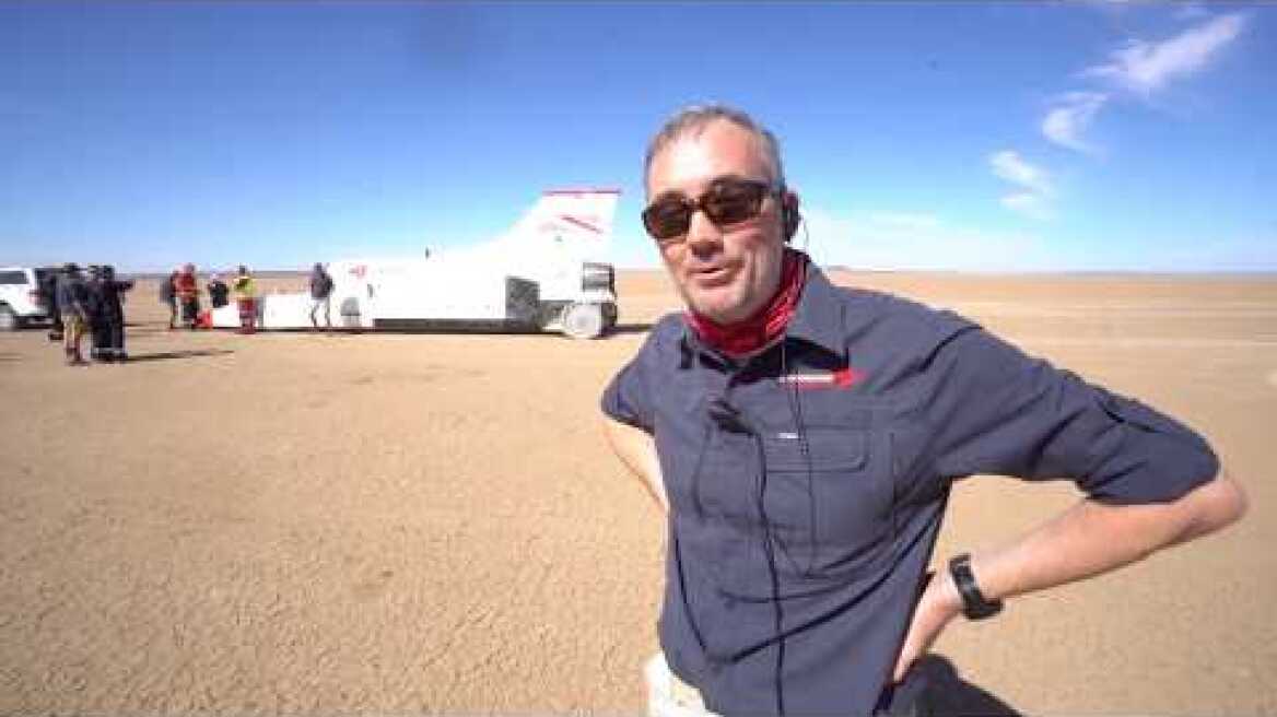 Αυτοκίνητο-ρουκέτα έπιασε τα 1.010 χλμ./ωρα σε 50 δευτερόλεπτα