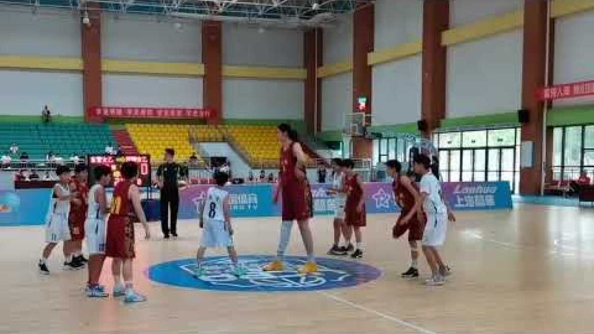 227cm tall girl in basketball game,  her name is ZhangZiYu.2021TikTok