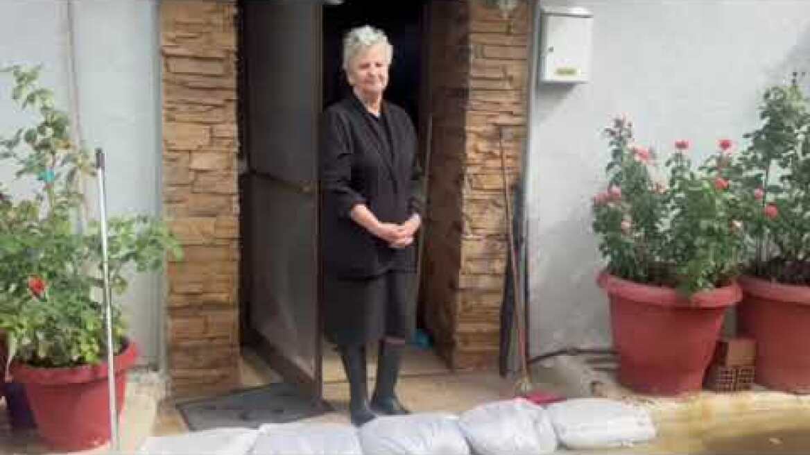 Πλημμύρισε σπίτι κατοίκου στο Αιτωλικό
