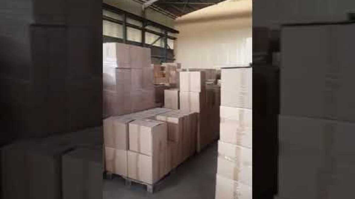 Εντοπίστηκε αποθήκη  όπου βρέθηκε  εξοπλισμός για την παρασκευή-συσκευασία αρωμάτων