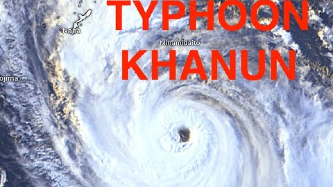 Typhoon Khanun nears Okinawa, expect long duration damaging winds