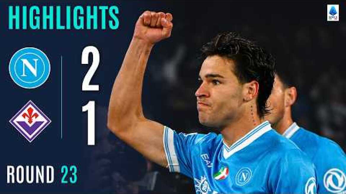 NAPOLI-FIORENTINA 2-1 | HIGHLIGHTS | Vergara Shines at the Maradona | SERIE A 2025/26