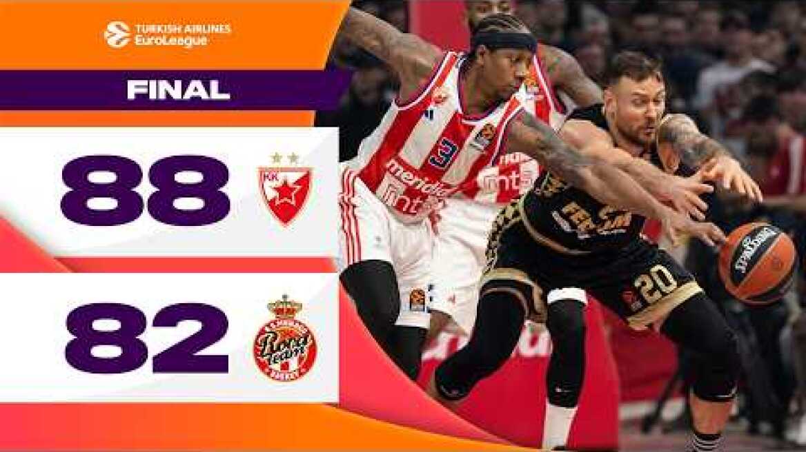 OVERTIME glory At HOME | Crvena Zvezda - AS Monaco | BASKETBALL HIGHLIGHTS R22 2024-25