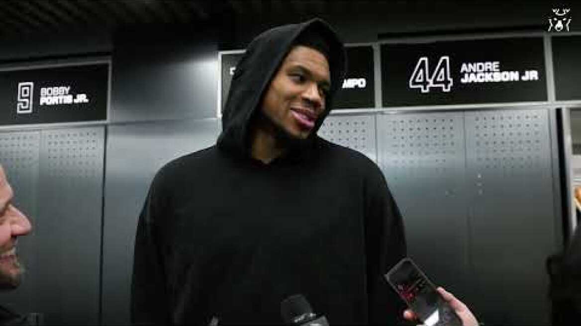 Giannis Antetokounmpo Postgame Media Availability | 11.07.25