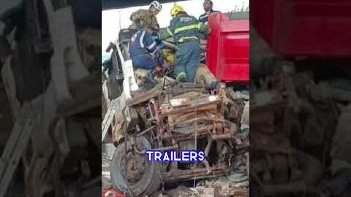 Brazilian Police helicopter lands on the road while lifting the injured driver into the air.#shorts