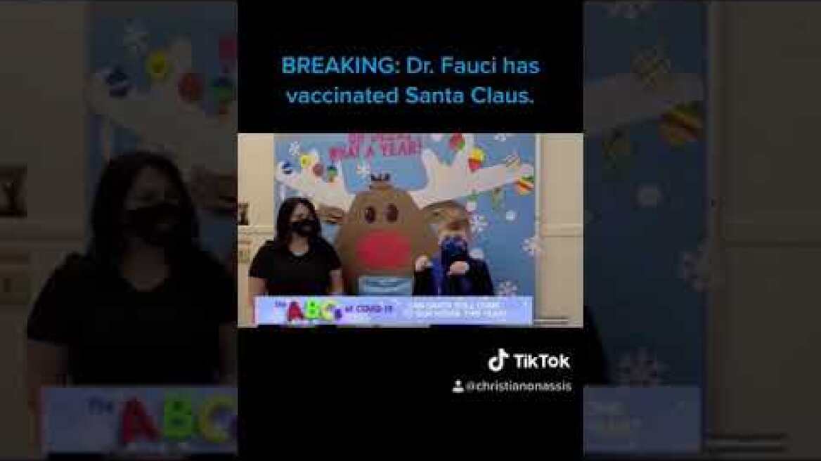 BREAKING: Dr. Fauci has vaccinated Santa Claus.  Because... #2020.