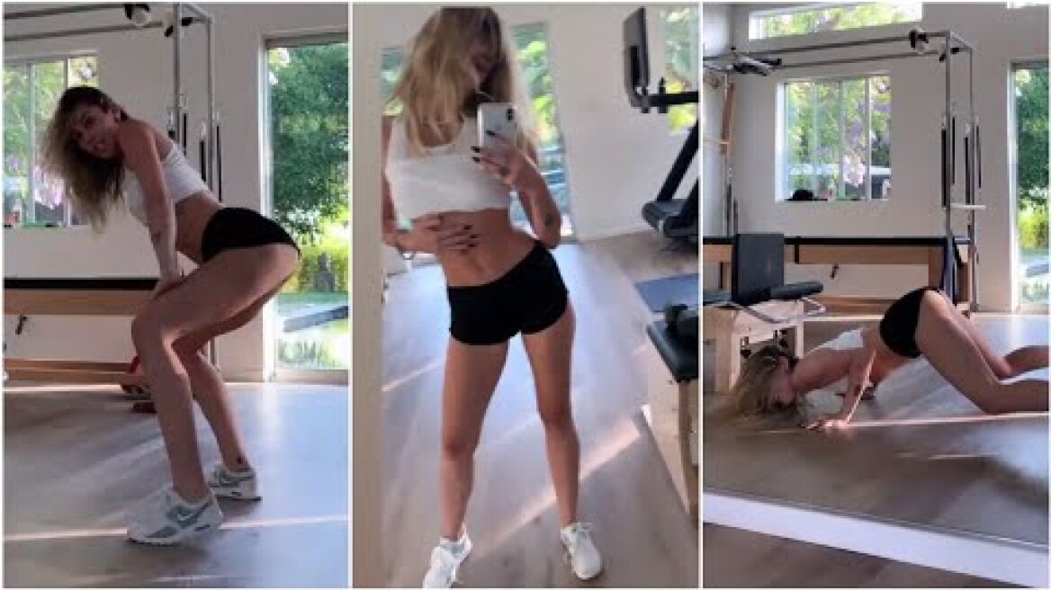 What Miley Cyrus does when shes home alone