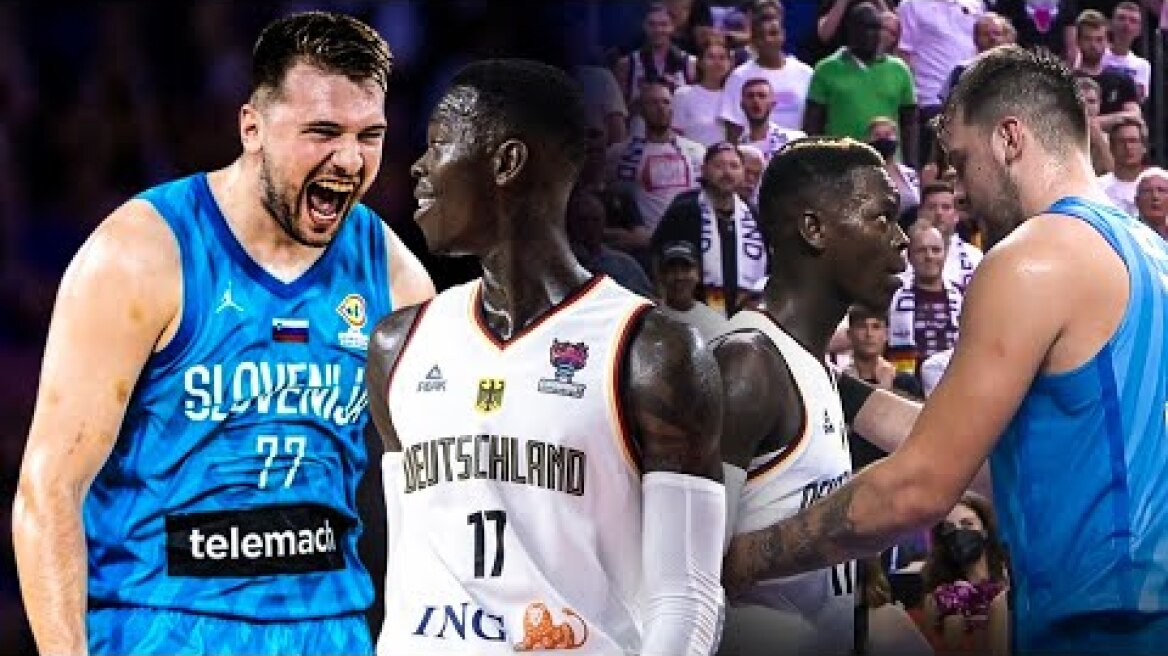 Luka Keeps Flexing On Schroder While Making Unbelievable Plays