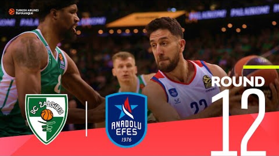 Micic, Beaubous lead Efes past Zalgiris! | Round 12, Highlights | Turkish Airlines EuroLeague