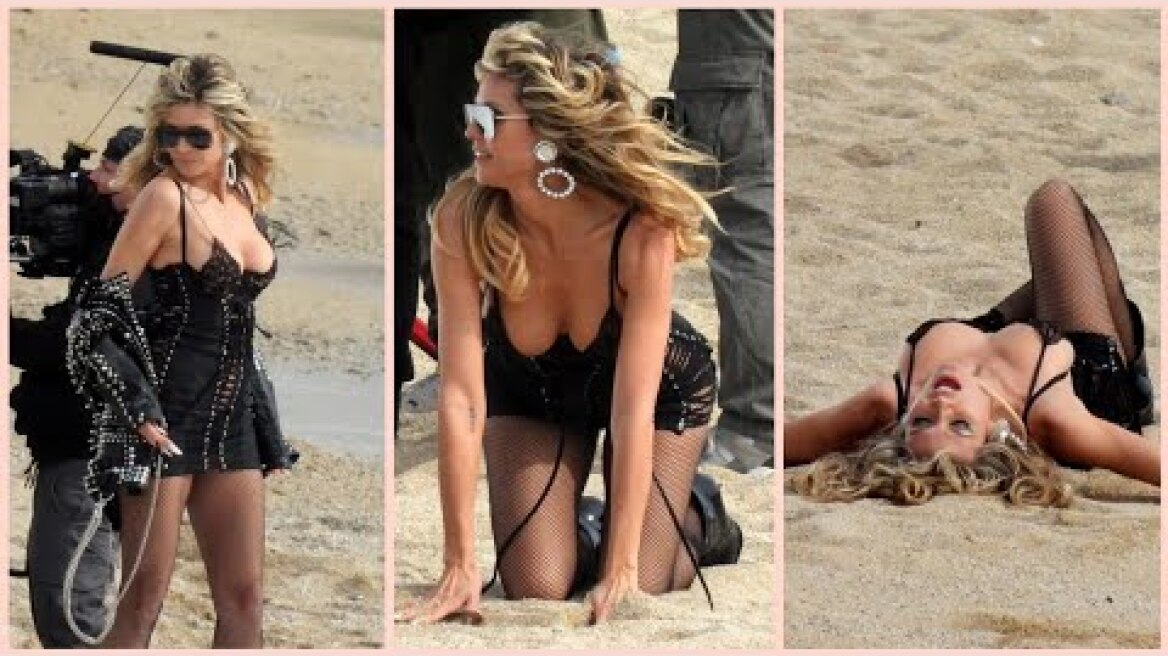 Heidi Klum: Τα γυρίσματα στη Μύκονο
