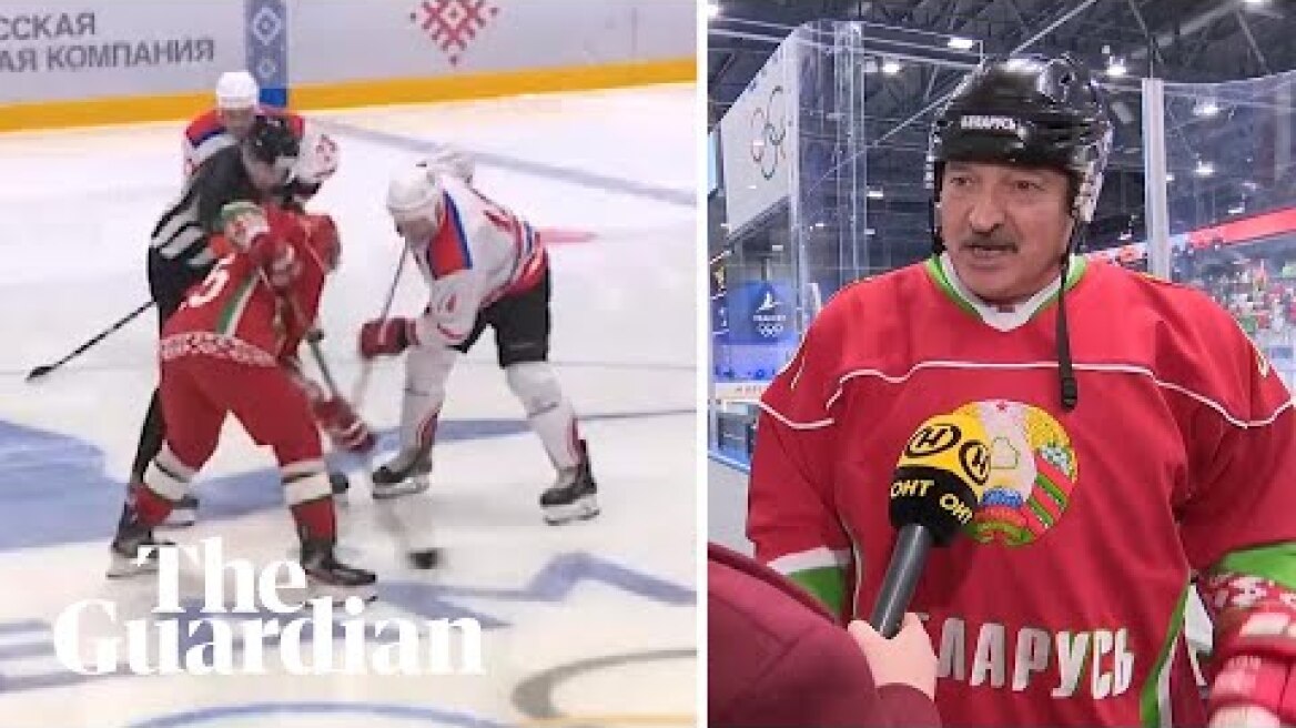 'There are no viruses here': Belarus president plays ice hockey amid Covid-19 pandemic