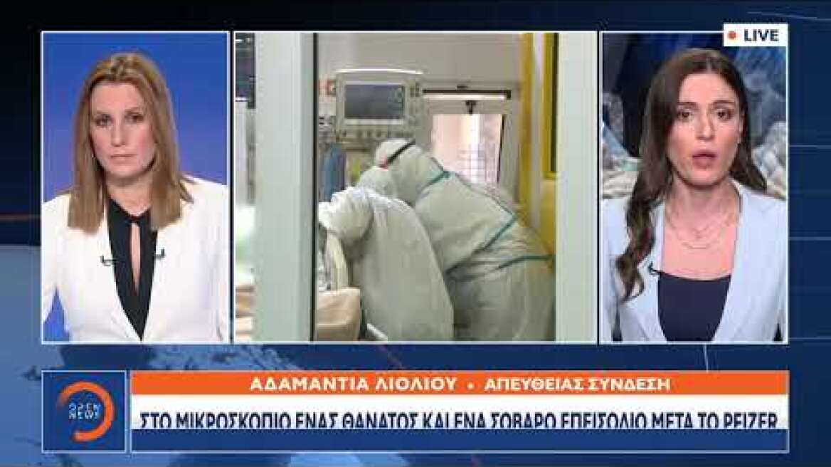 Στo μικροσκόπιo θάνατος και σοβαρό επεισόδιο μετά το Pfizer