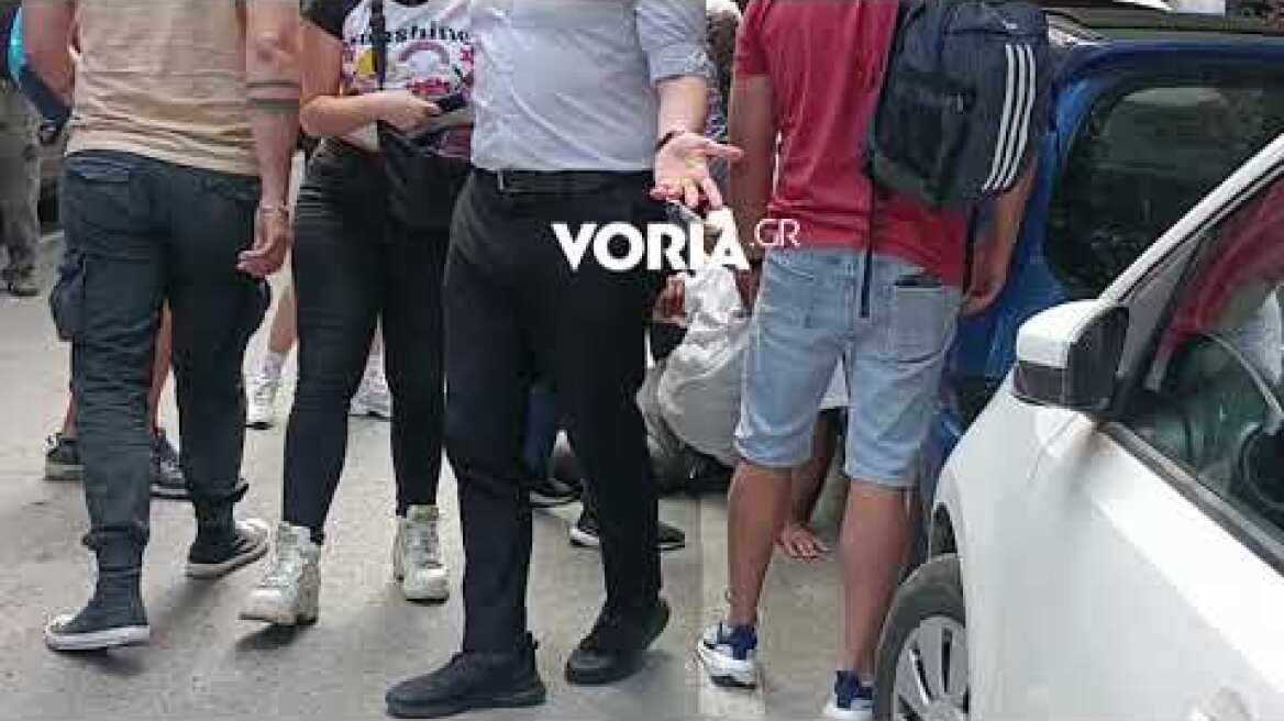 Ξύλο μεταξύ οδηγών στο κέντρο της Θεσσαλονίκης