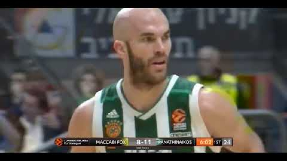 Nick Calathes highlights (Maccabi-Panathinaikos: 84-75)