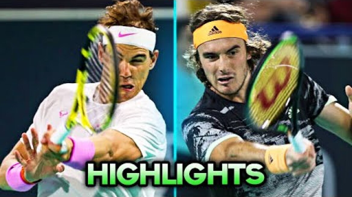 Nadal vs Tsitsipas ● Abu Dhabi 2019 (Highlights)