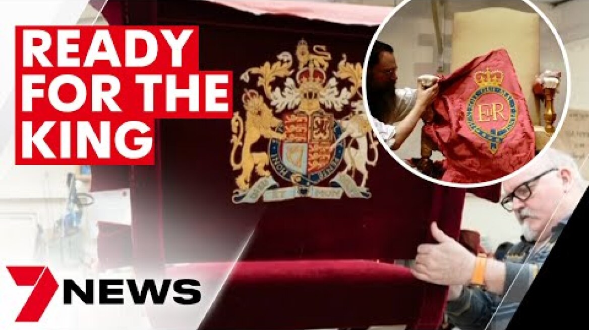 Preparation for King Charles III's coronation | 7NEWS