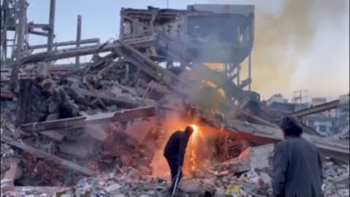 دمار في طهران بعد قصف أميركي إسرائيلي