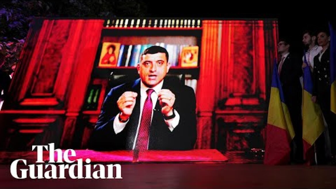 Far-right Trump ally George Simion wins first round of Romanian presidential elections