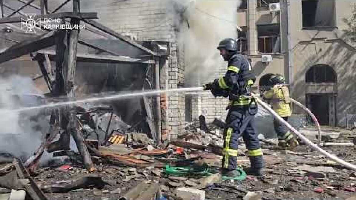 Ворог вдарив керованими авіабомбами по цивільній інфраструктурі Харкова