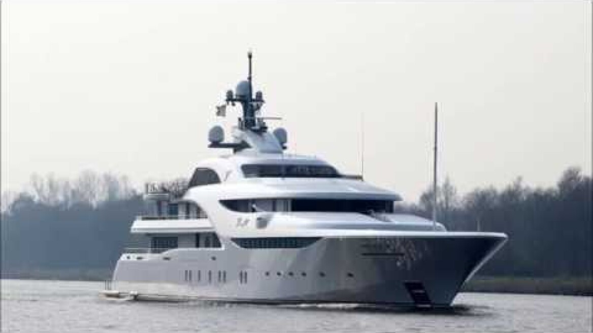 Inside GRACEFUL Yacht • Blohm Voss • 2014 • Owner Vladimir Putin