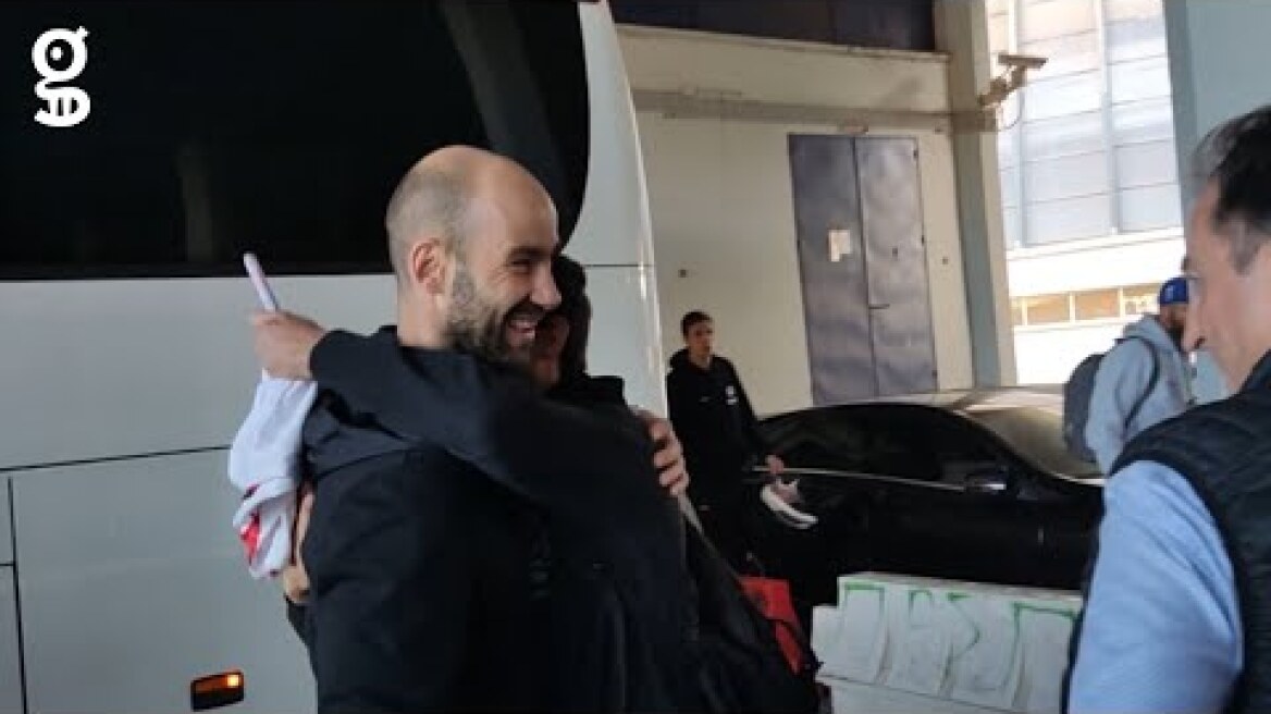 Η άφιξη του Σπανούλη ως αντίπαλος στο ΣΕΦ για το Ολυμπιακός - Περιστέρι | Gazzetta.gr