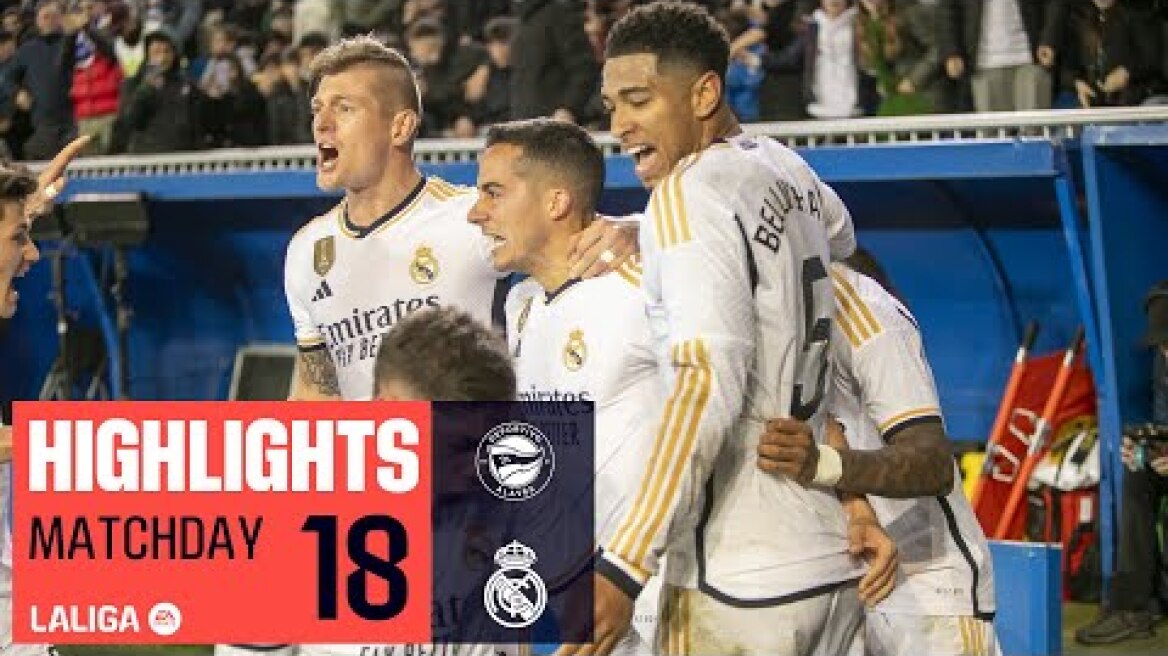 Resumen de Deportivo Alavés vs Real Madrid (0-1)
