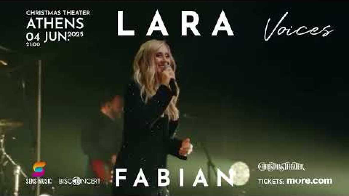 Lara Fabian Athens Voices Tour 2025