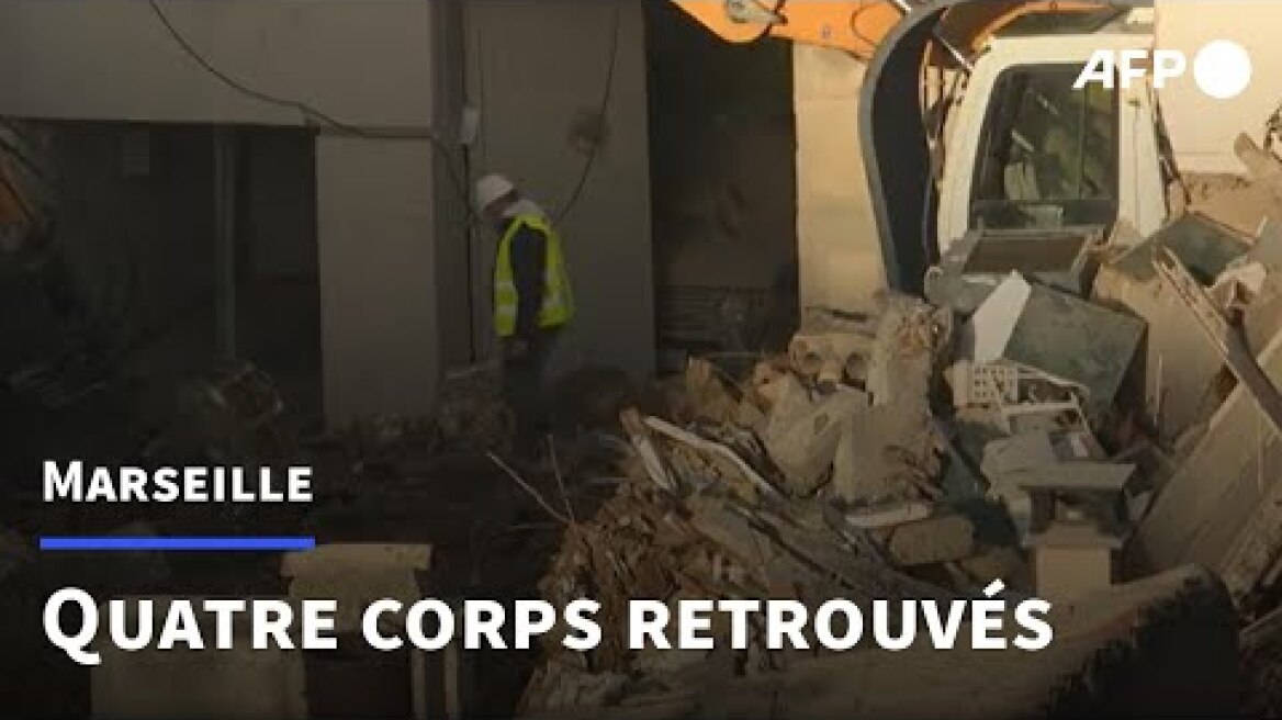 Immeuble effondré à Marseille: quatre corps retrouvés, les recherches se poursuivent | AFP