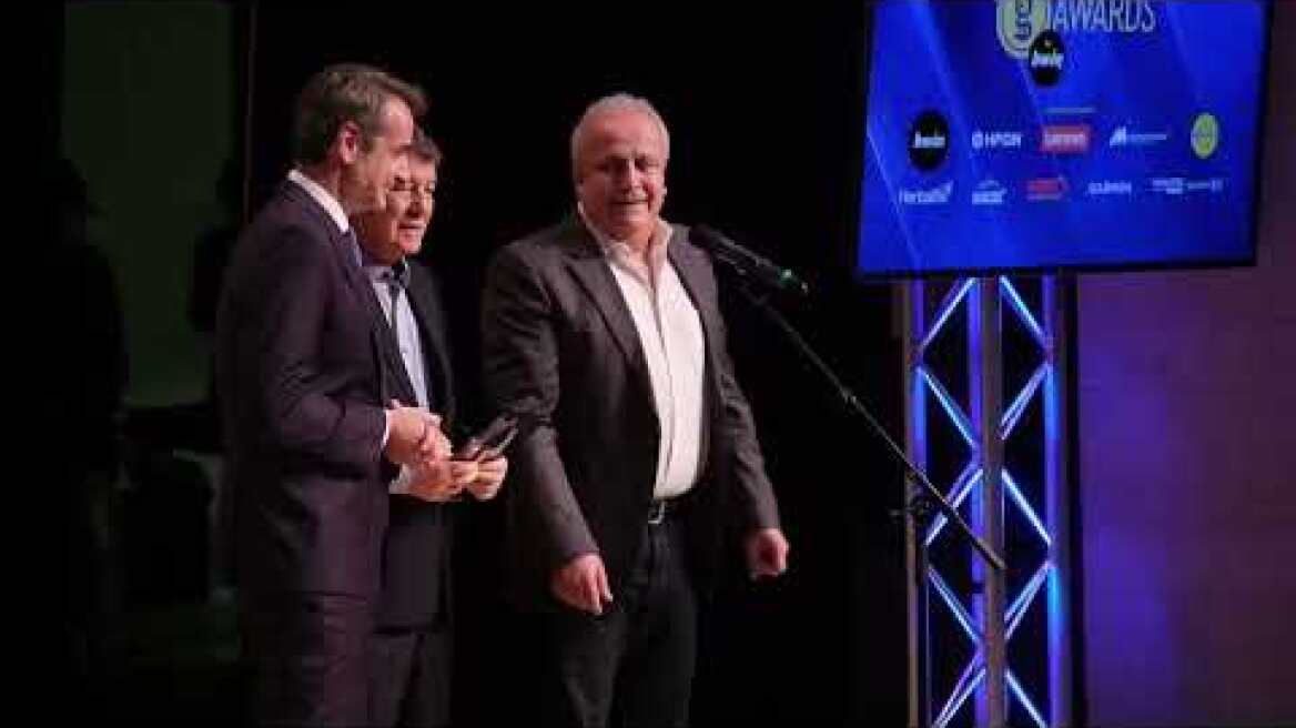 Ο Κυριάκος Μητσοτάκης στα Gazzetta Awards