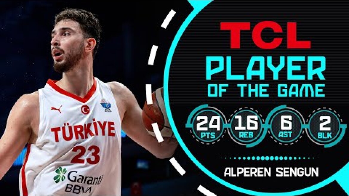Eurobasket 2025: Δύσκολα στα προημιτελικά η Τουρκία του Αταμάν, 85-79 την Σουηδία Alperen Sengun (24 PTS) | TCL Player Of The Game | TUR 🇹🇷 vs SWE 🇸🇪 | FIBA EuroBasket 2025