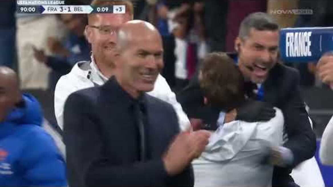 Γαλλία-Βέλγιο: 4-1 (MD 4 Nations League, 05/10/2026)