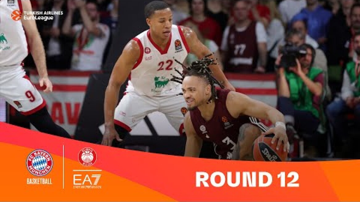 Bayern-Milan | Round 12 Highlights | 2023-24 Turkish Airlines EuroLeague