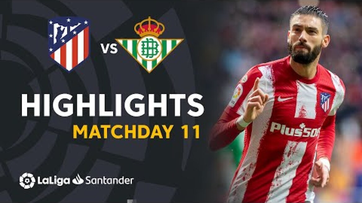 Resumen de Atlético de Madrid vs Real Betis (3-0)