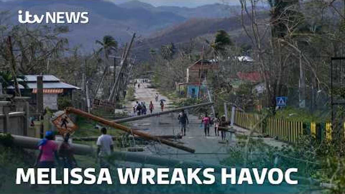 Dozens killed as Hurricane Melissa wreaks chaos in Jamaica, Haiti and Cuba | ITV News