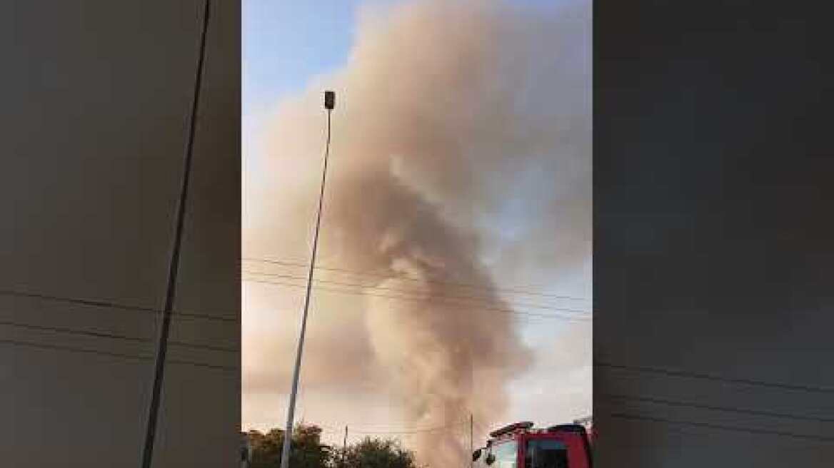 Συνεχίζεται η μάχη με τις φλόγες στο Ομορφοχώρι Λάρισας