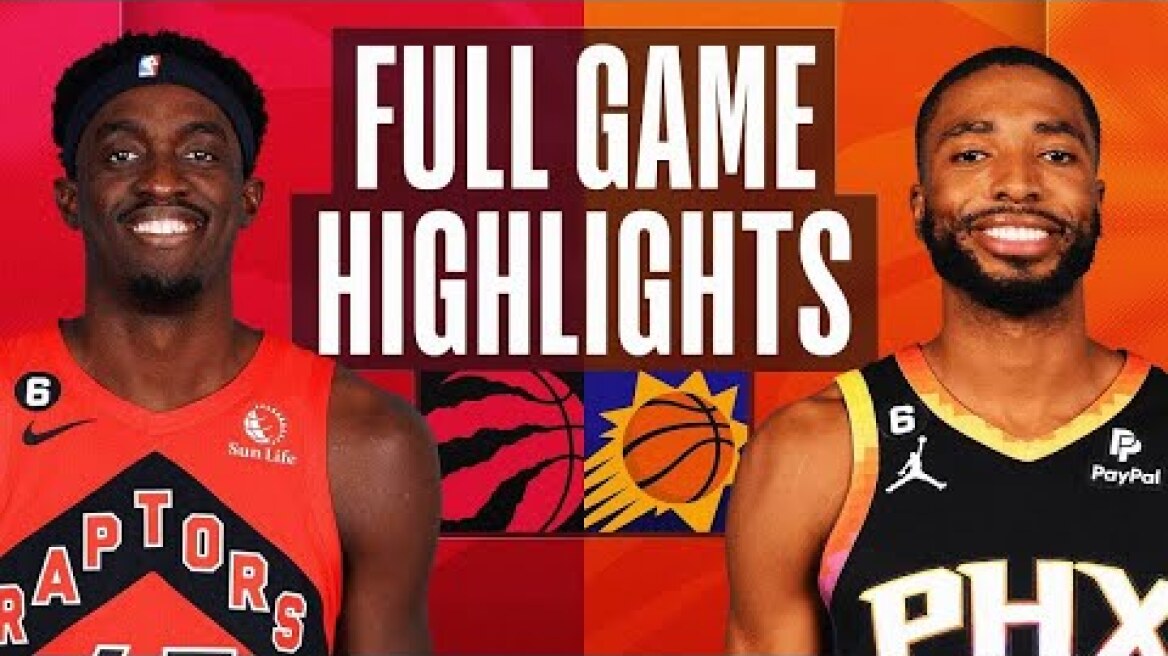 Toronto Raptors vs. Phoenix Suns Full Game Highlights | Jan 30 | 2022-2023 NBA Season