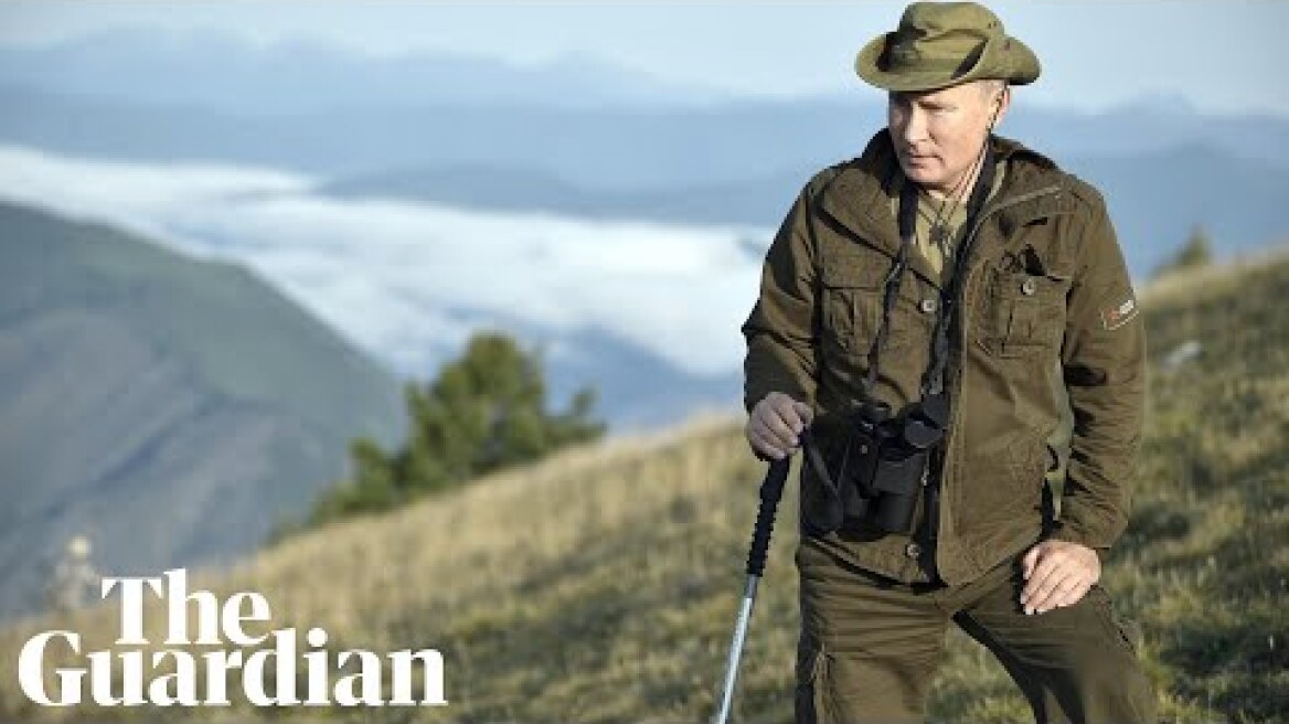 An excerpt from Russia's new TV show on the weekly activities of Vladimir Putin