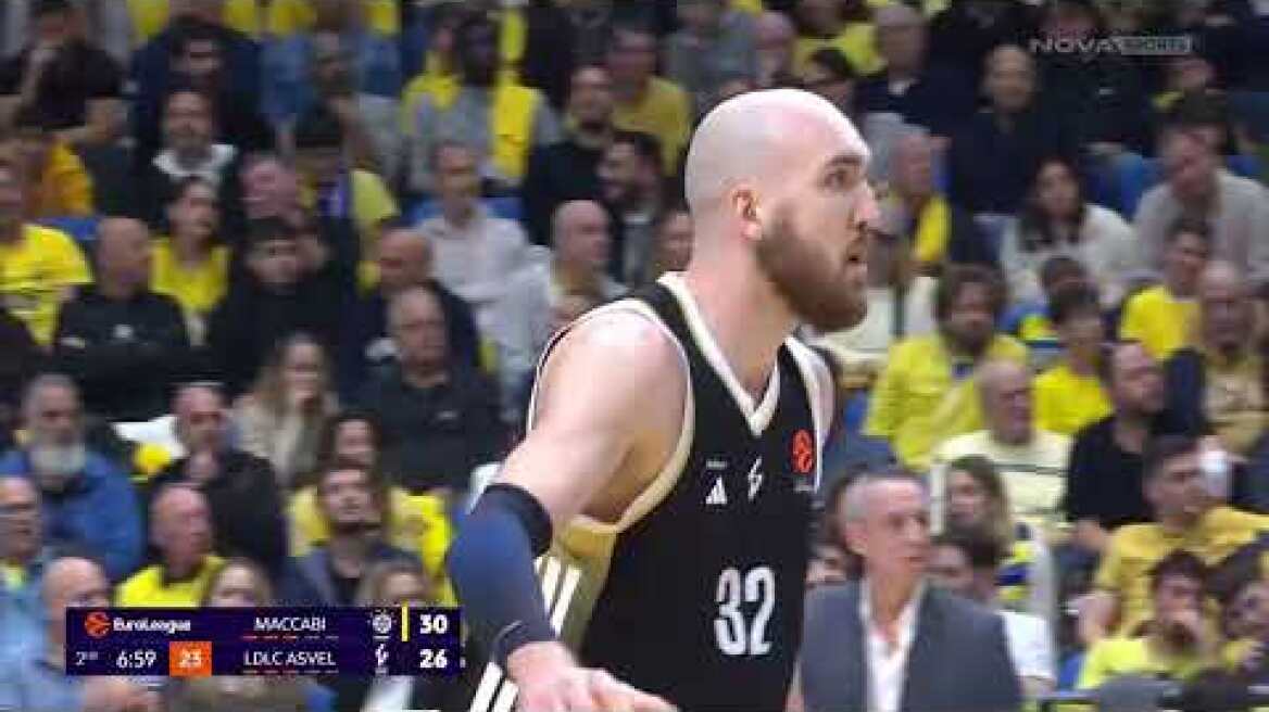 Μακάμπι Τελ Αβίβ - Βιλερμπάν: 92-84 (MD 15, 11/12/2025)