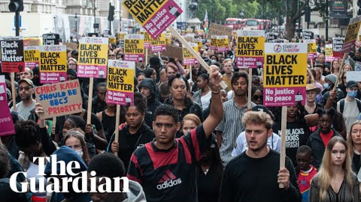 Protesters march in London after fatal shooting of Chris Kaba