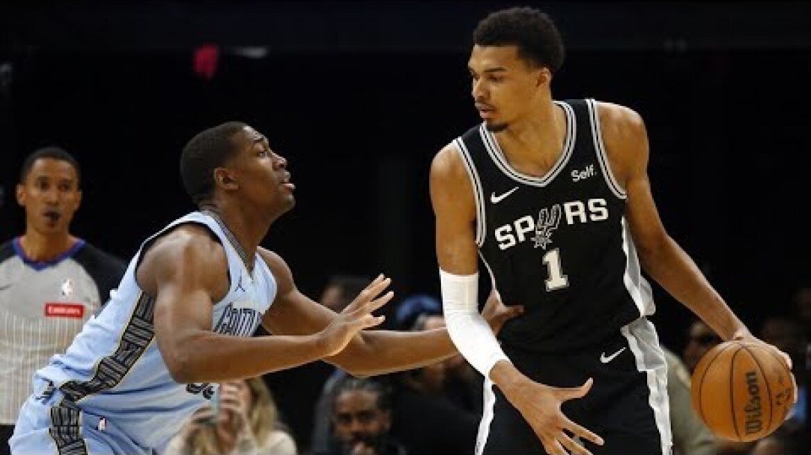 San Antonio Spurs vs Memphis Grizzlies - Full Game Highlights | April 9, 2023-24 NBA Season