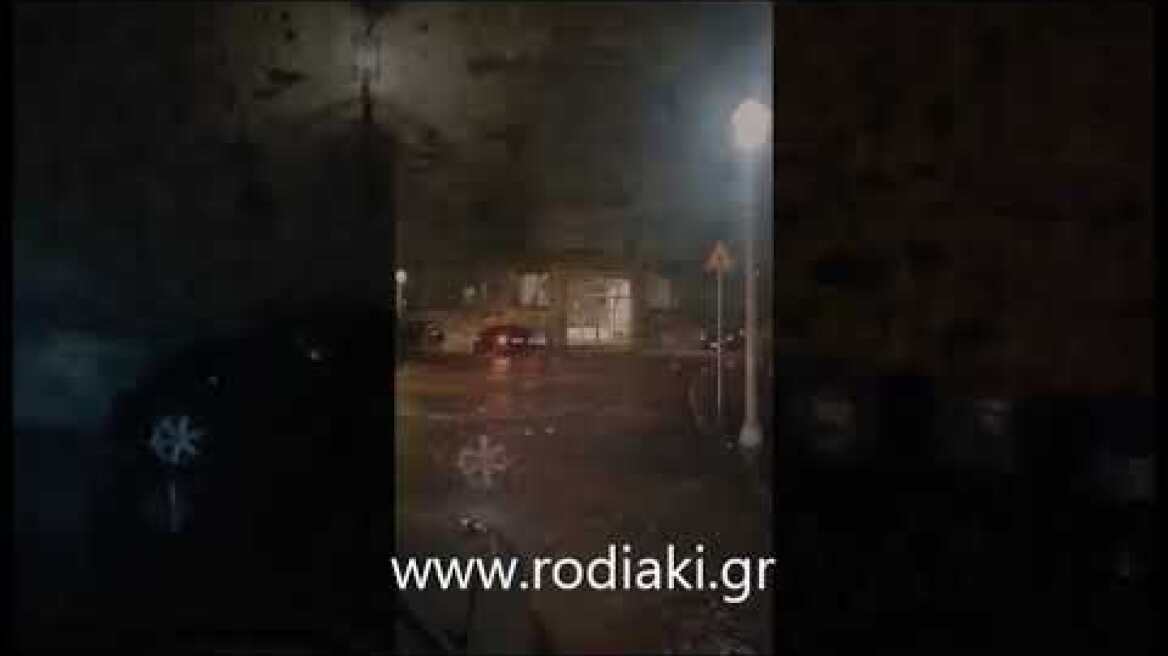 Κακοκαιρία Ρόδος 25 11