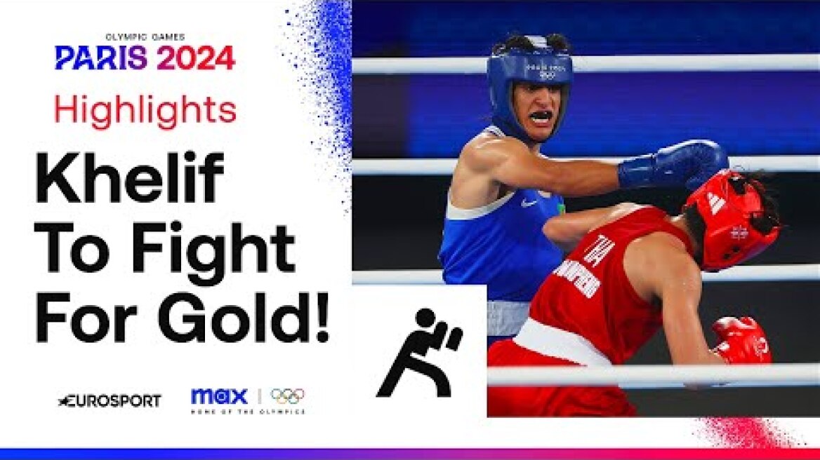 Algeria's Imane Khelif cruises into women’s boxing final with dominant victory 🥊 | #Paris2024