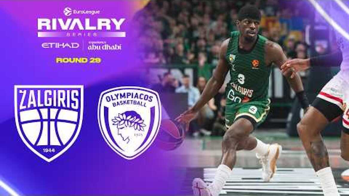 DOUBLE-OVERTIME Drama in Kaunas | Zalgiris - Olympiacos | R29 BASKETBALL HIGHLIGHTS 2025-26