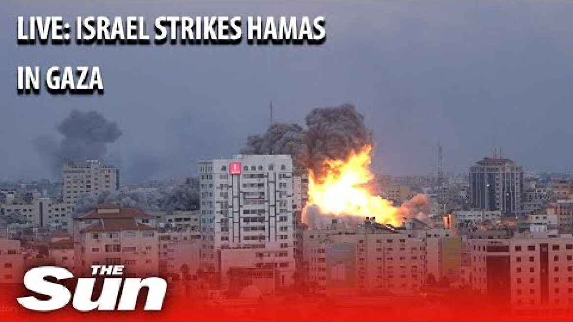 LIVE: Israel strikes Hamas in Gaza after terror attacks