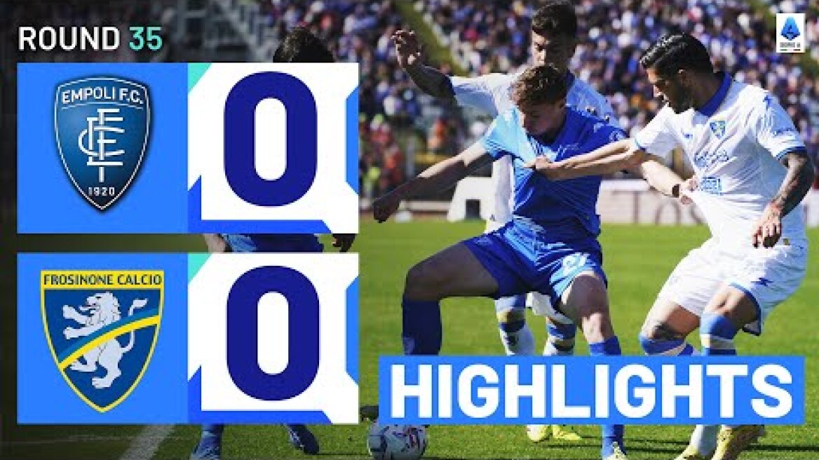 EMPOLI-FROSINONE 0-0 | HIGHLIGHTS | Relegation battle ends in a draw | Serie A 2023/24