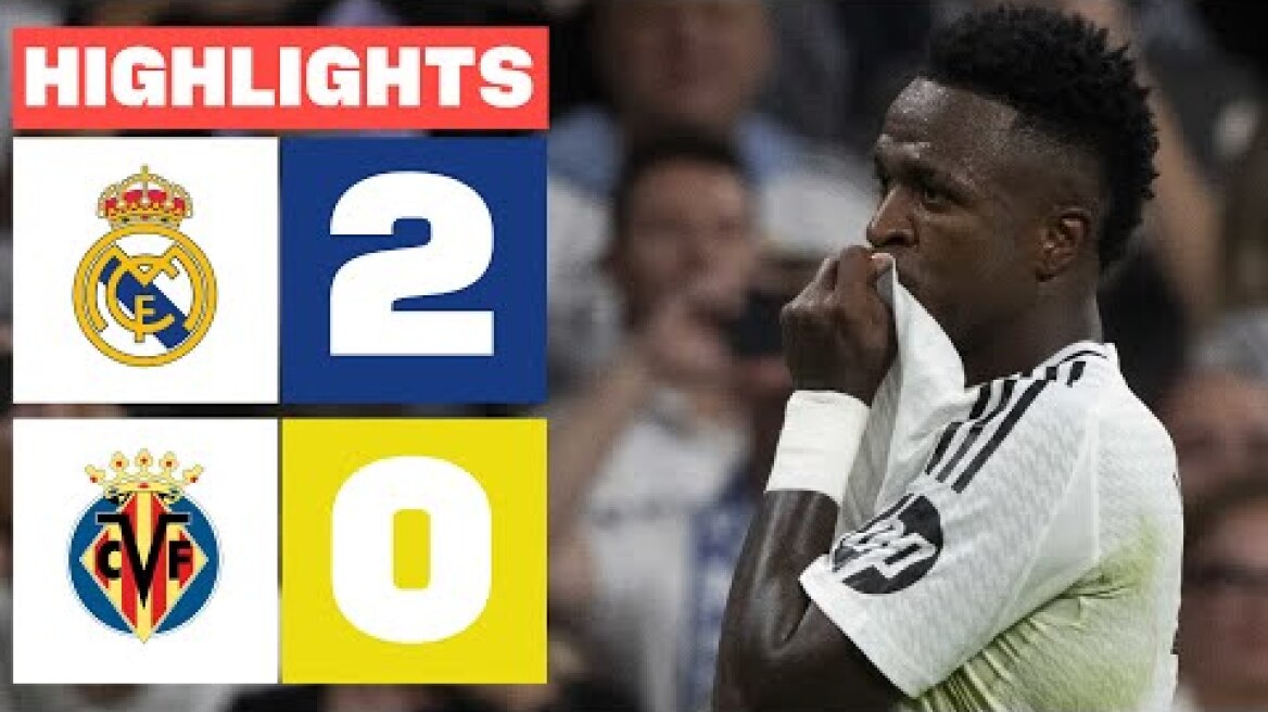 REAL MADRID 2 - 0 VILLARREAL CF | RESUMEN LALIGA EA SPORTS