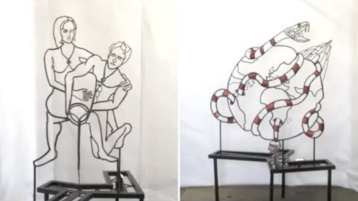 Ces sculptures changent de forme selon votre angle de vue