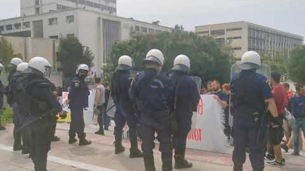 Νέες διαμαρτυρίες κατά της παρουσίας αστυνομικών στο ΑΠΘ