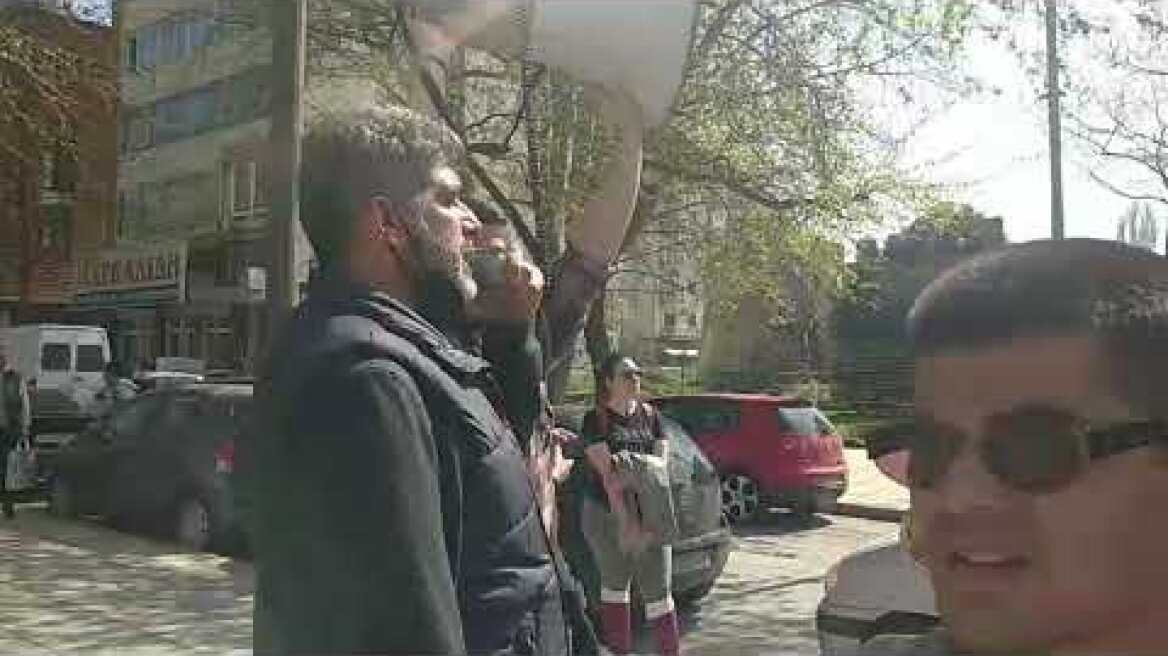 Διαμαρτυρία του ΠΑΜΕ έξω από τη ΓΑΔΘ 1